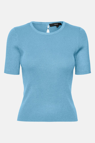 Pull met ronde hals - blauw - VERO MODA®