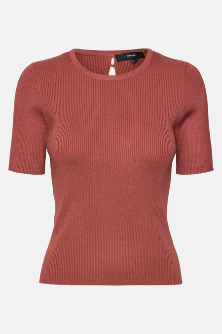 Trui met ronde hals Bruin - VERO MODA®