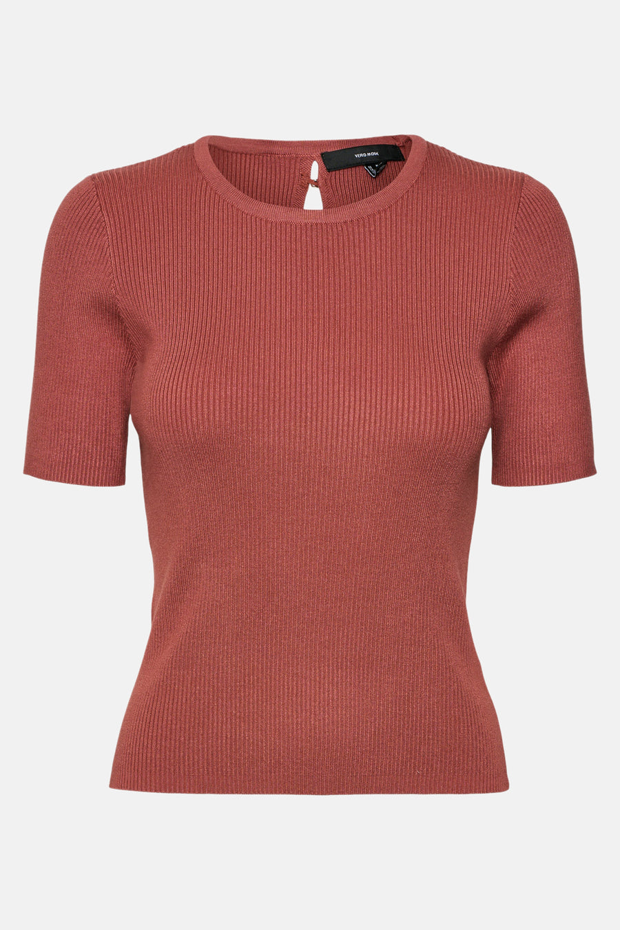 Pull met ronde hals - bruin - VERO MODA®