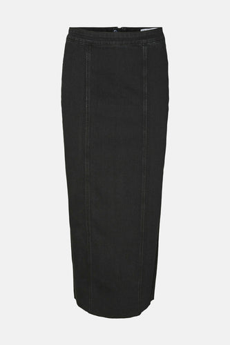 Lange rok - black denim - VERO MODA®