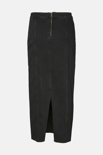 Lange rok - black denim - VERO MODA®
