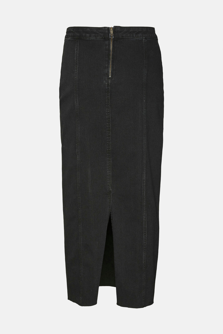 Lange rok - black denim - VERO MODA®