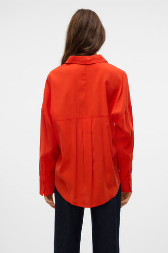 Hemd met lange mouwen - rood - VERO MODA®