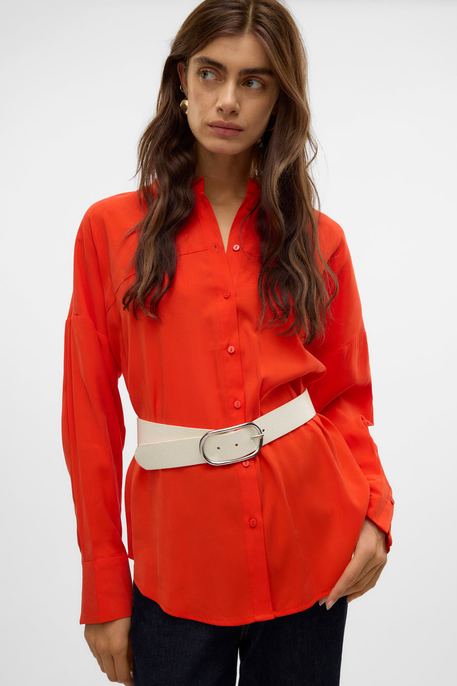 Hemd met lange mouwen - rood - VERO MODA®