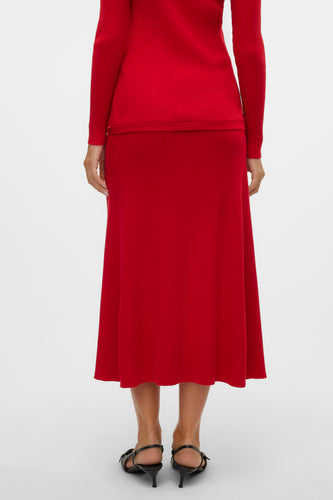 Lange rok - rood - VERO MODA®