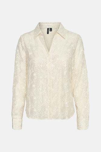 Chemise à manches longues - écru - VERO MODA® - 6