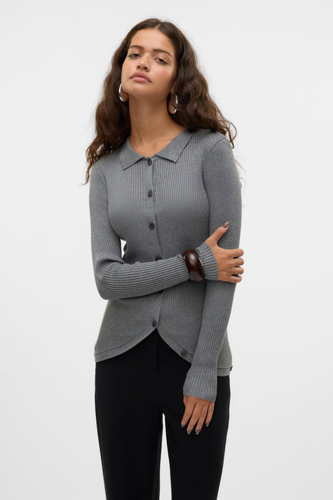 VMWILLOW LS POLO CARDIGAN VIP