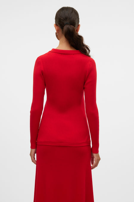 VMWILLOW LS POLO CARDIGAN VIP