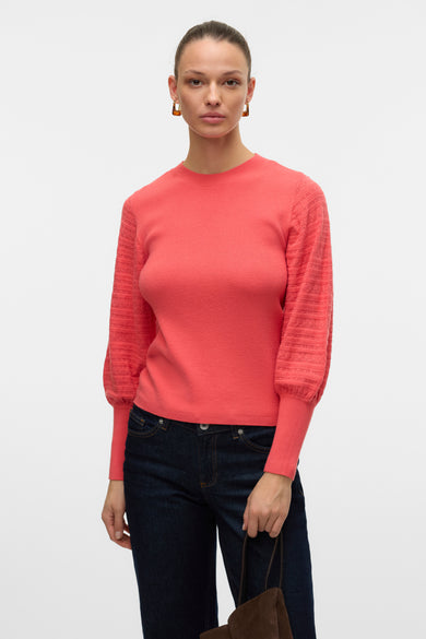 Trui met ronde hals Oranje - VERO MODA®