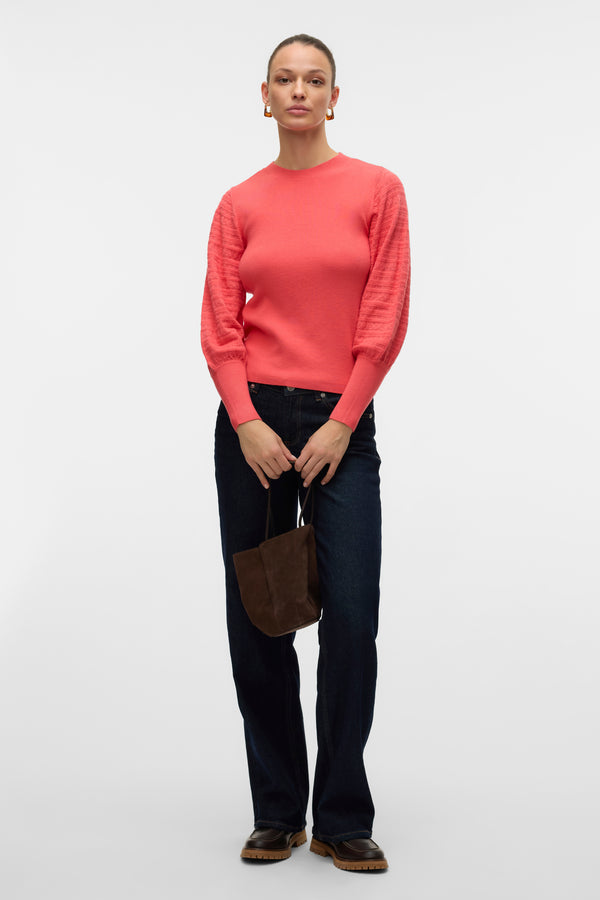 Pull col O Orange - VERO MODA®