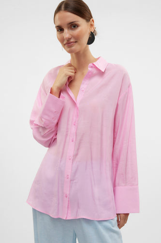 Hemd met lange mouwen - roze