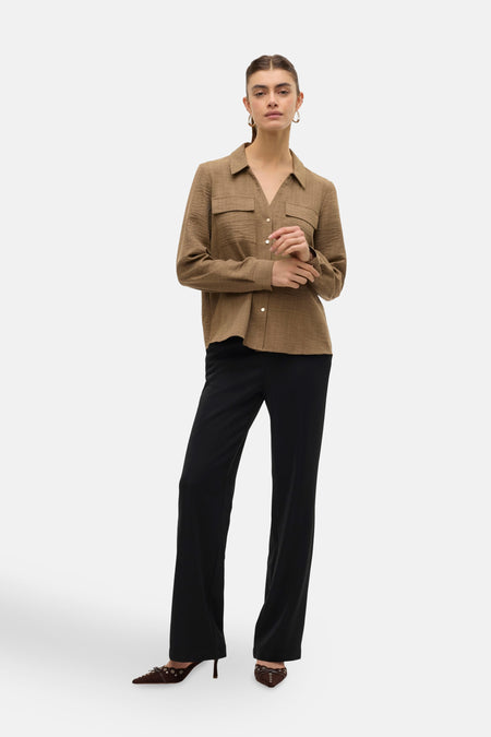 VMVICA L/S SHIRT WVN BTQ GA