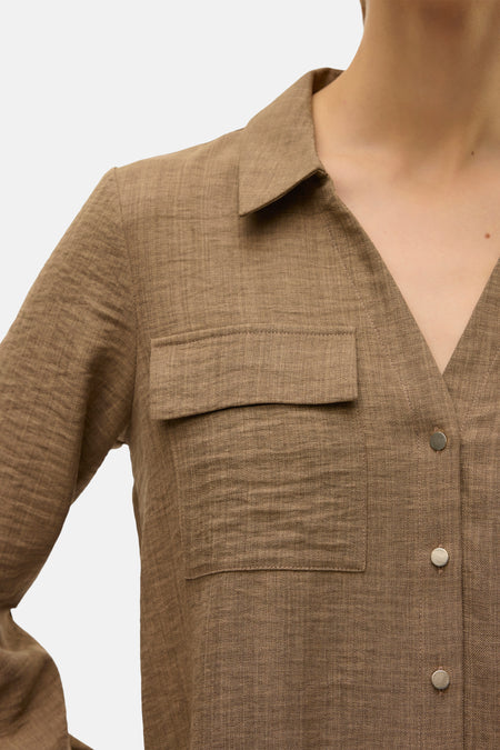 VMVICA L/S SHIRT WVN BTQ GA