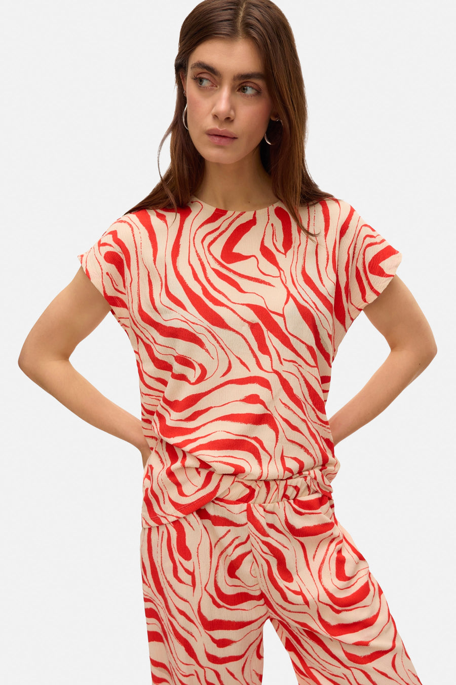 T-shirt à manches courtes - rouge - VERO MODA®