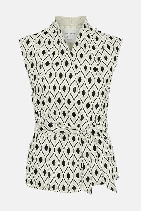 VMVARIA S/L WAISTCOAT WVN BTQ GA