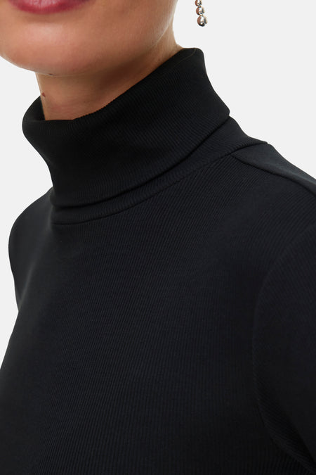 T-shirt met lange mouwen - zwart