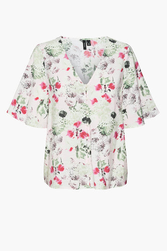 Blouse met korte mouwen - multicolor