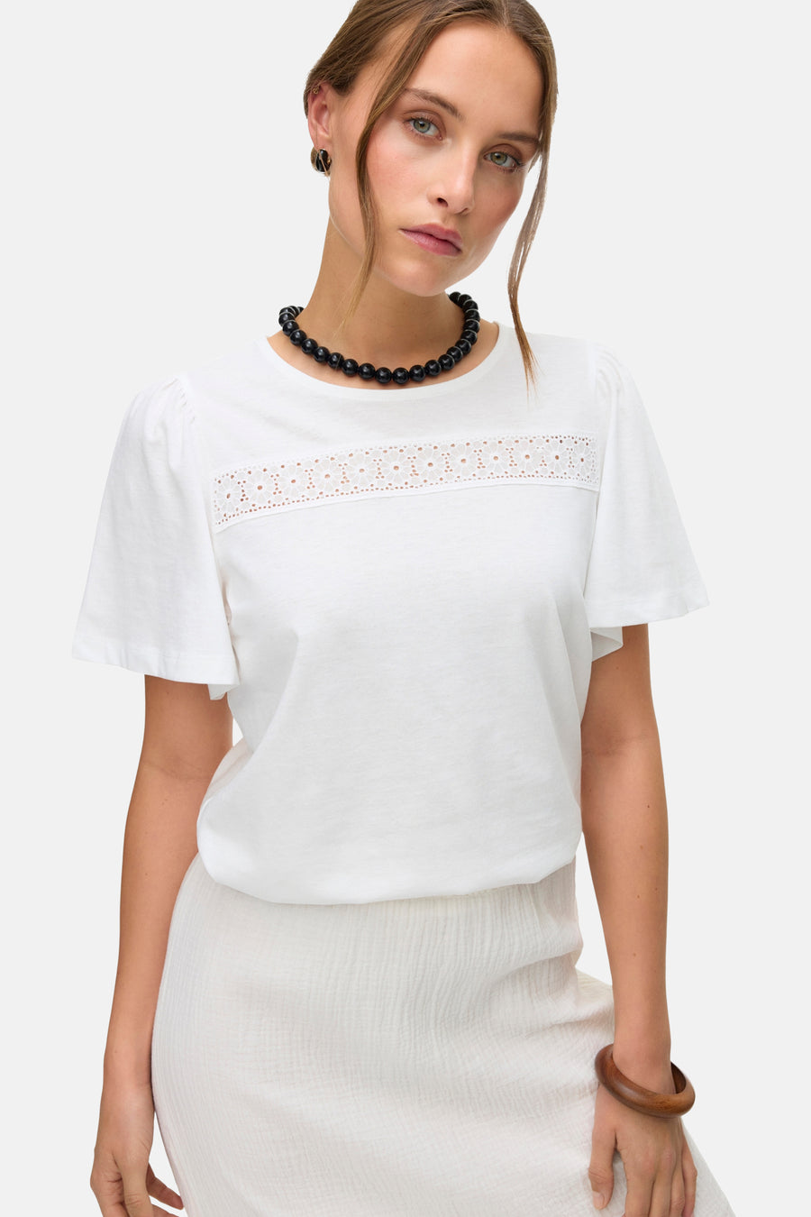 Blouse (korte mouwen) wit - VERO MODA® - VERO MODA® - 4