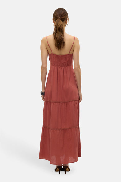 Kleedjes zonder mouwen Bruin - VERO MODA®