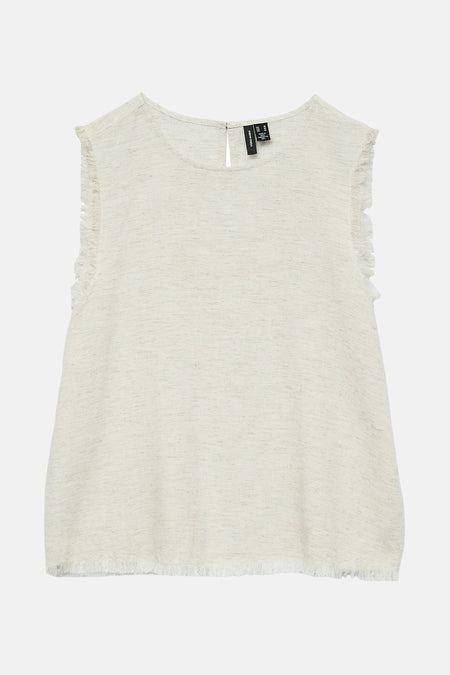 Top (zonder mouwen) Ecru - VERO MODA®