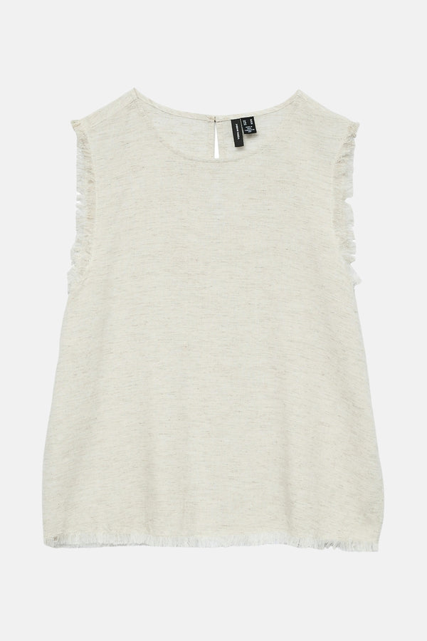 Top (zonder mouwen) Ecru - VERO MODA®