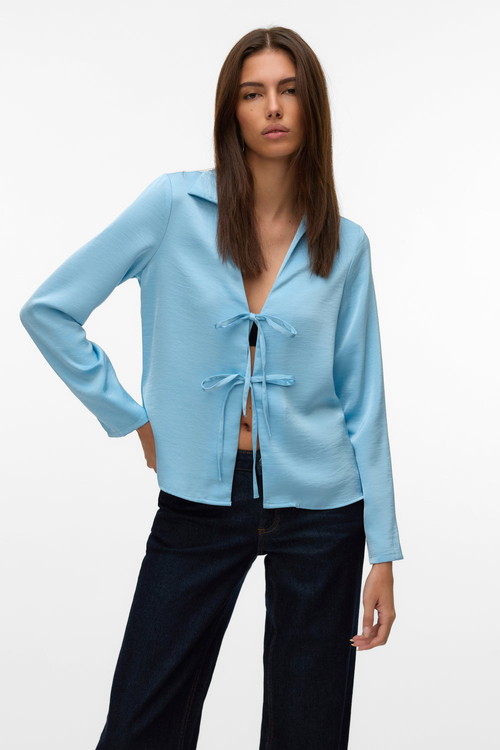Chemisier (manches longues) Bleu - VERO MODA®
