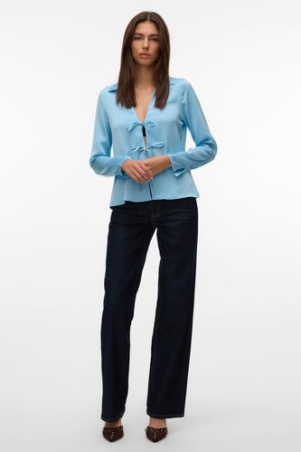 VMMARY LS TIE TOP WVN GA