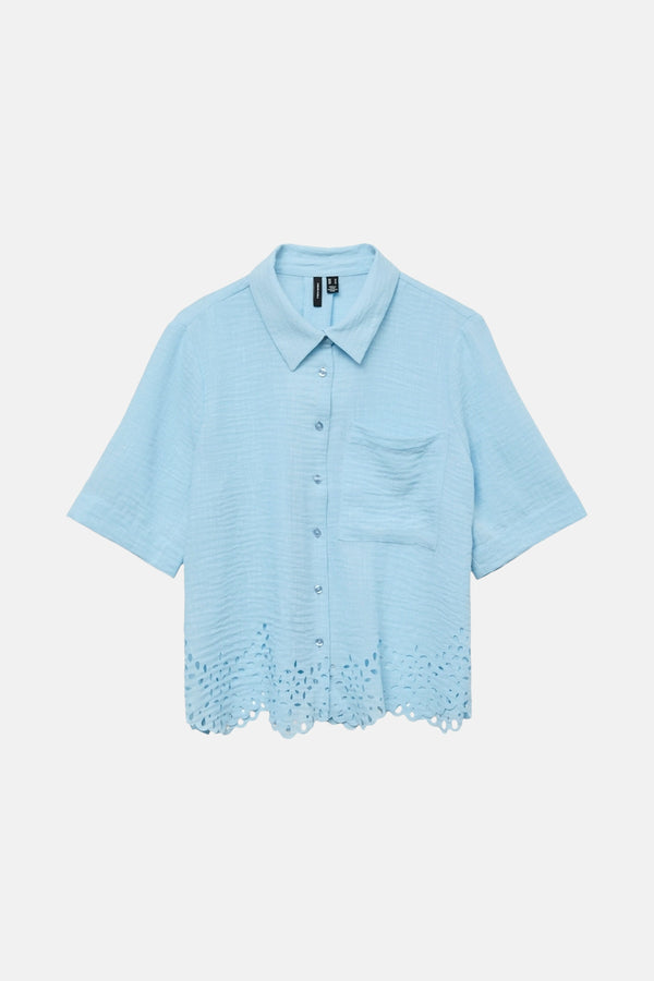 Hemd (korte mouwen) Blauw - VERO MODA®
