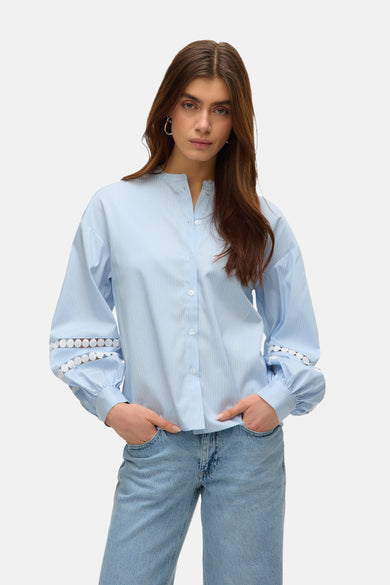 VMJANNI TAPE LS SHIRT WVN