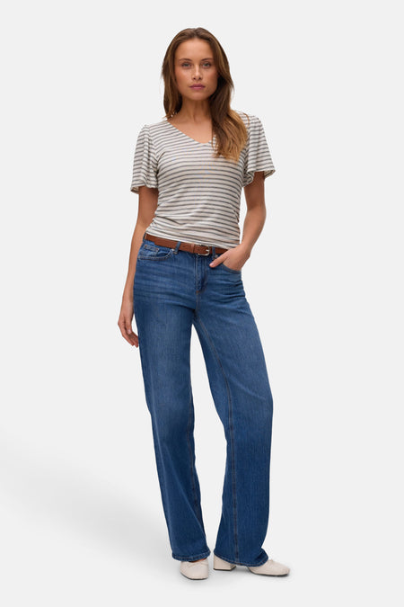 T-shirt (korte mouwen) Ecru - VERO MODA®