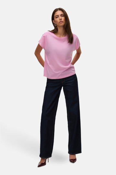 T-shirt met korte mouwen - roze