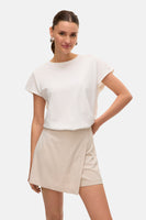 T-shirt met korte mouwen - wit
