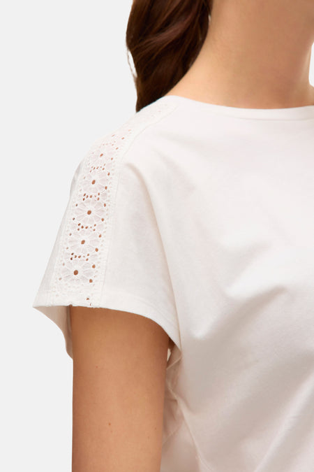 T-shirt met korte mouwen - wit