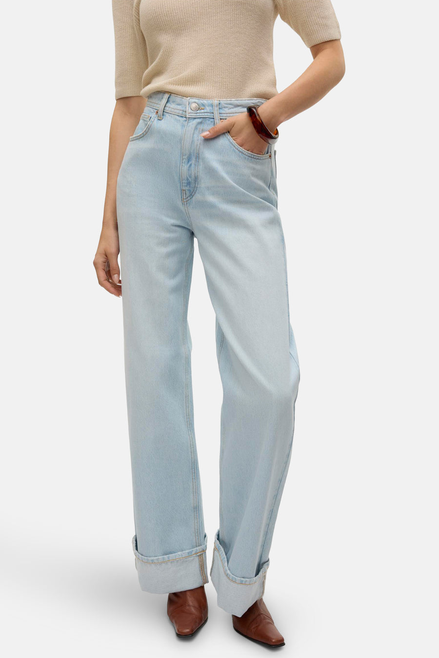 KATHY - light blue denim - VERO MODA® - 5