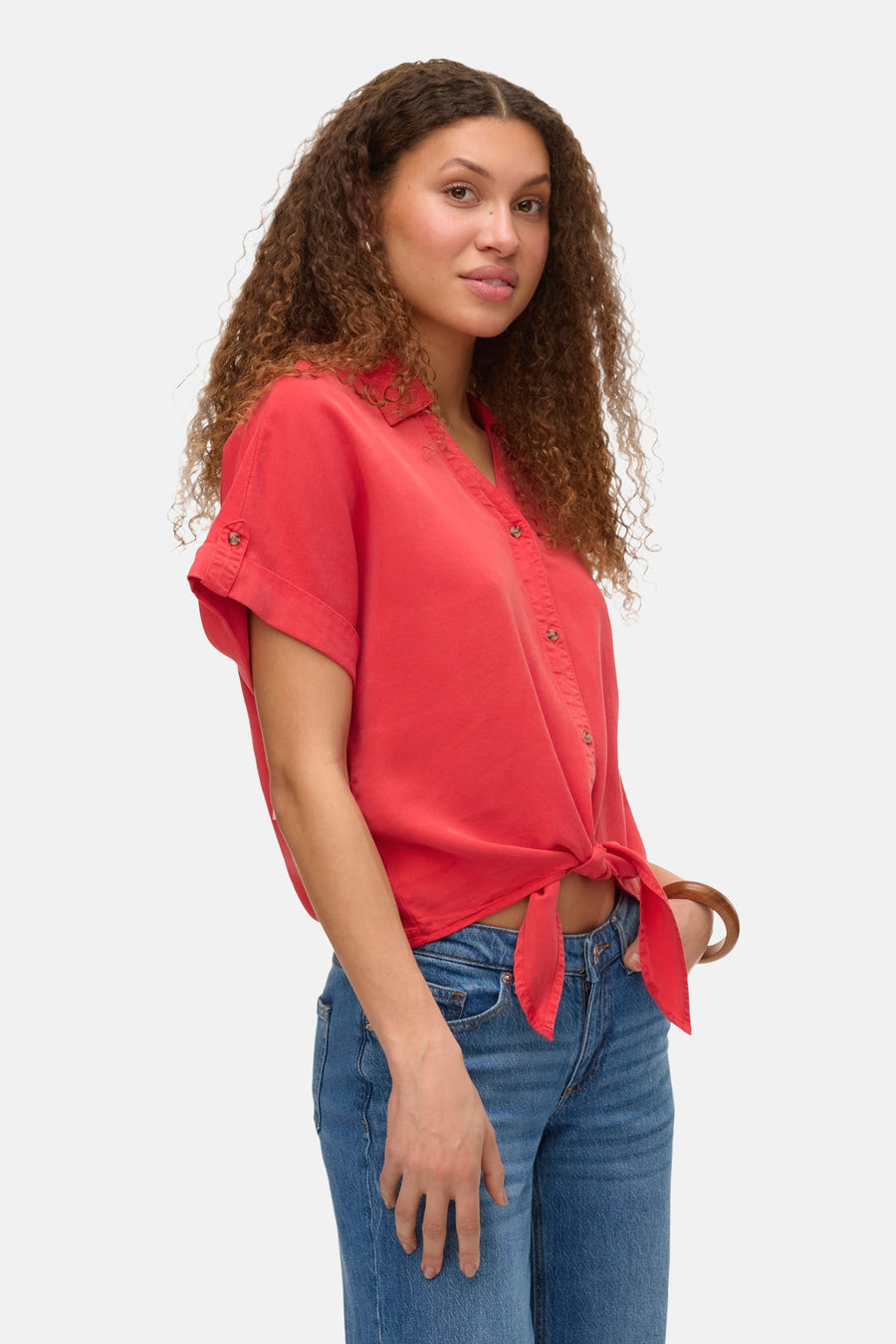 Hemd met korte mouwen - rood - VERO MODA®