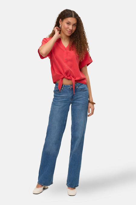 VMFLEUR SS BOW SHIRT