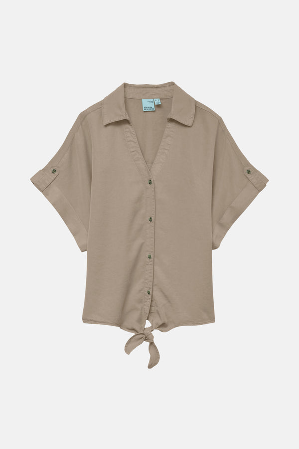 Hemd (korte mouwen) Beige - VERO MODA®
