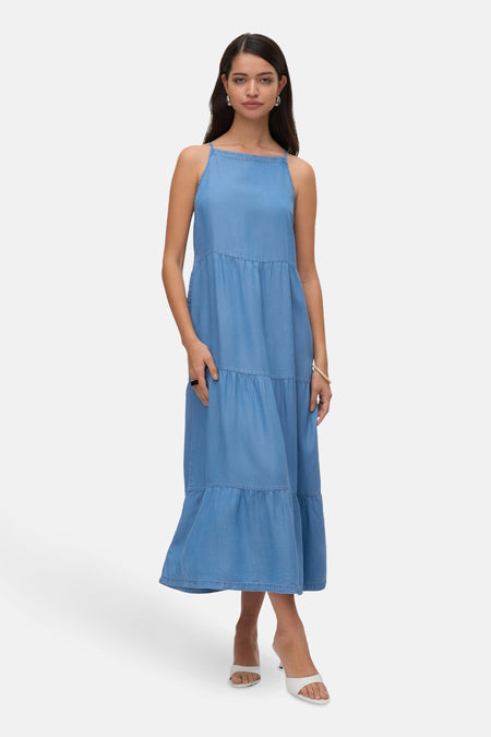 Kleedjes zonder mouwen Blauw - VERO MODA®
