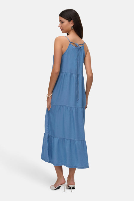 Kleedjes zonder mouwen Blauw - VERO MODA®