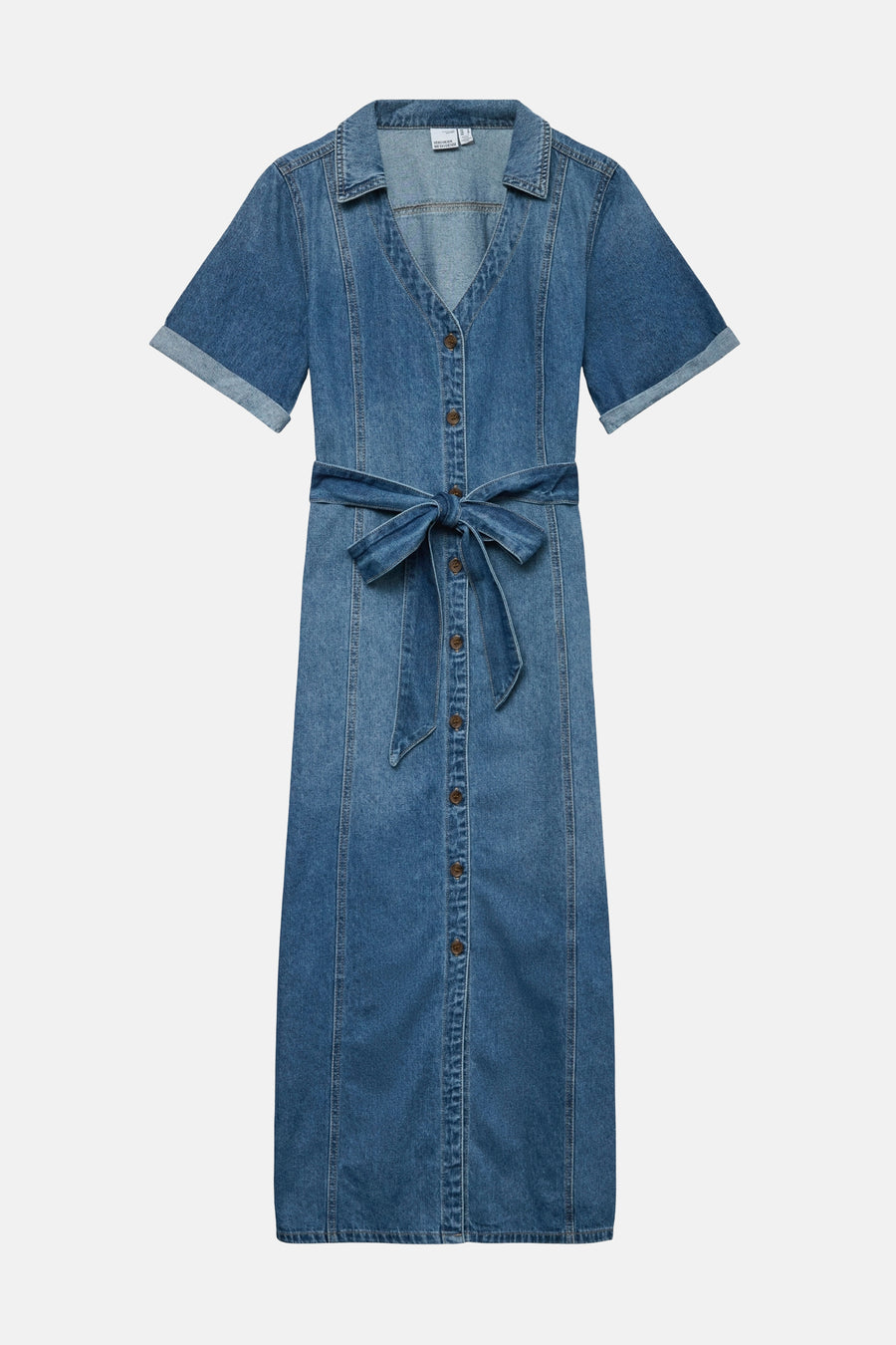 Kleedje met korte mouwen - Mid blue denim - VERO MODA®