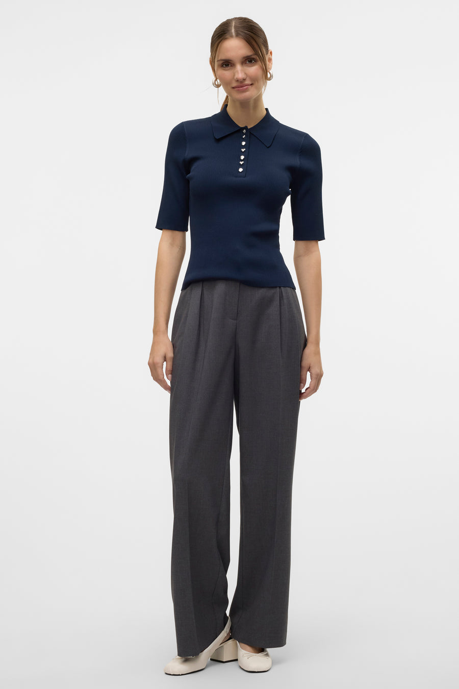 Polo à manches courtes - bleu - VERO MODA®