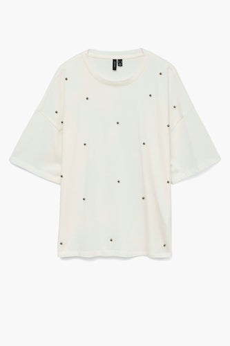 T-shirt met korte mouwen - wit - VERO MODA® - 1