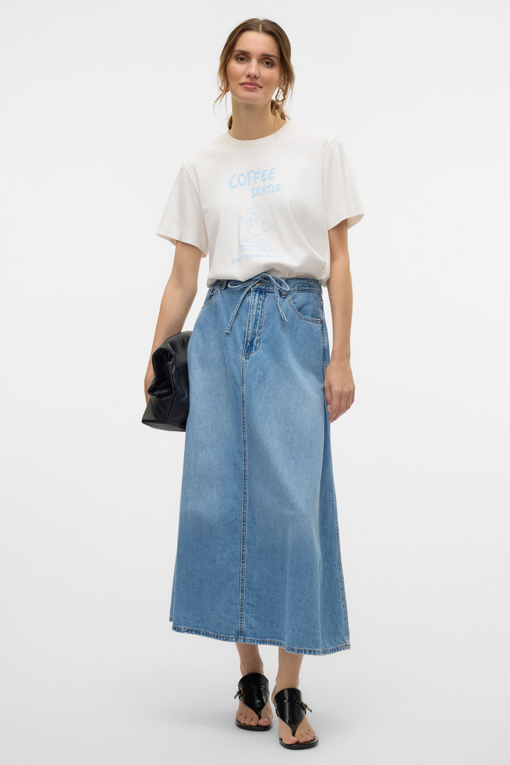 Rok (lang) Light blue denim - VERO MODA®