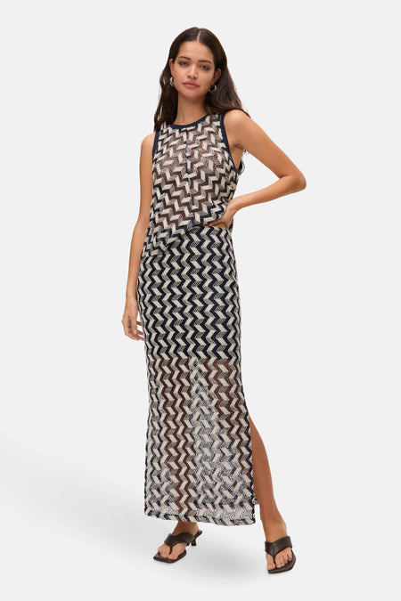 VMTIKKA SL CROCHET TOP JRS GA