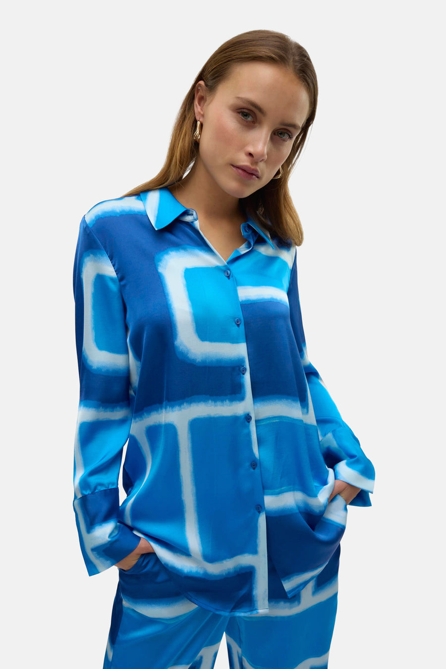 Hemd met lange mouwen - blauw - VERO MODA®