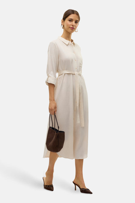 Kleedjes (lange mouwen) Beige - VERO MODA®