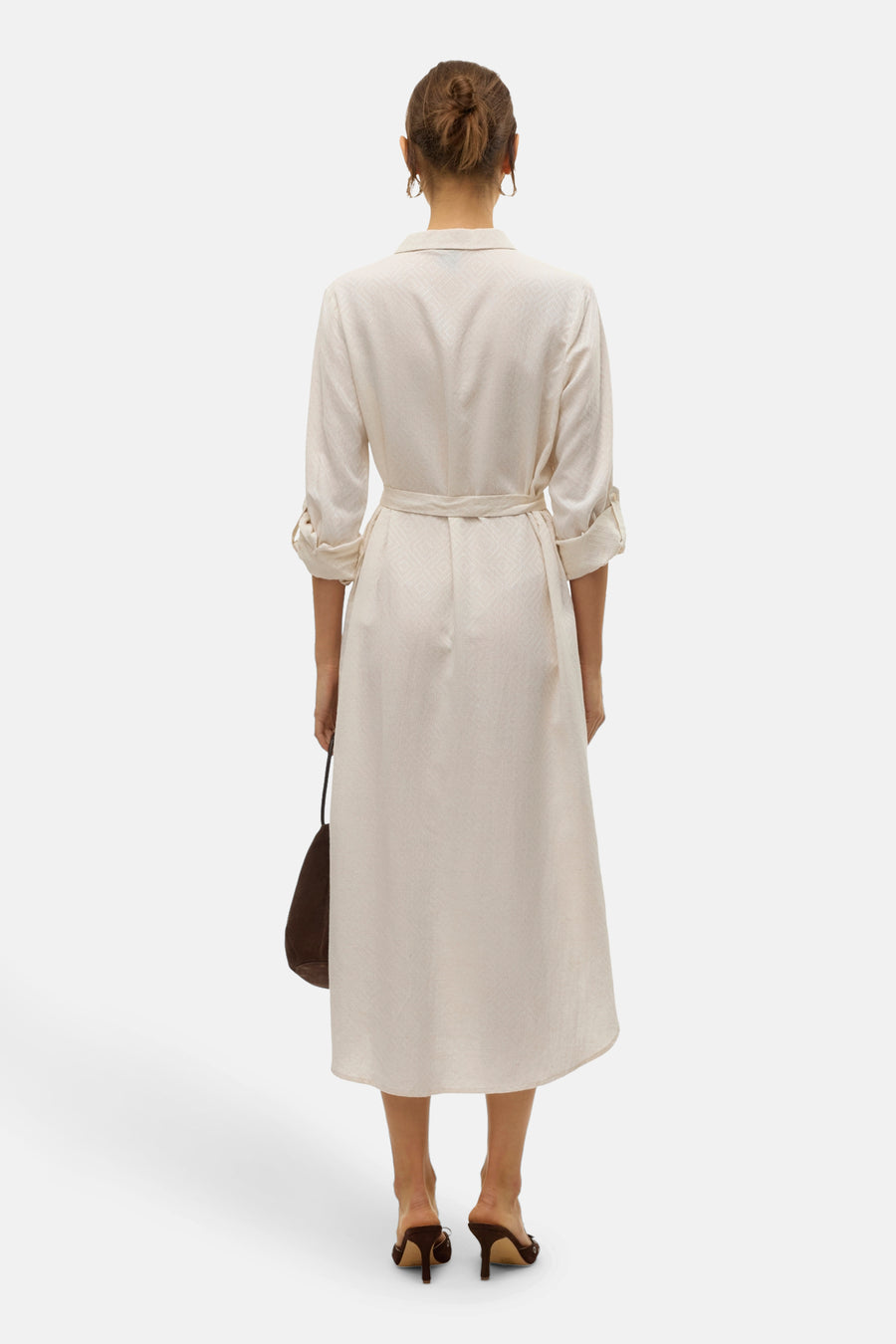 Kleedje met lange mouwen - beige - VERO MODA®