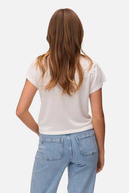 T-shirt met korte mouwen - wit