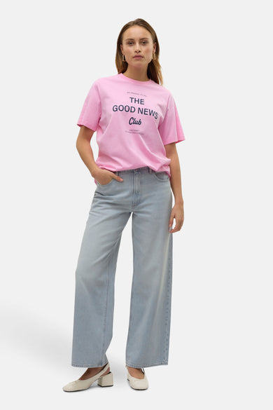 T-shirt met korte mouwen - roze