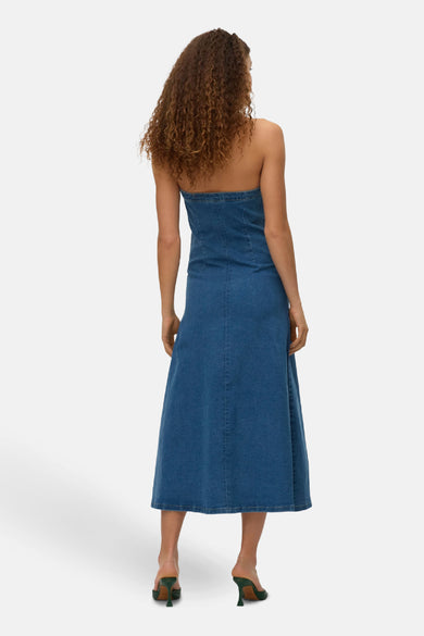 Kleedjes zonder mouwen Mid blue denim - VERO MODA®
